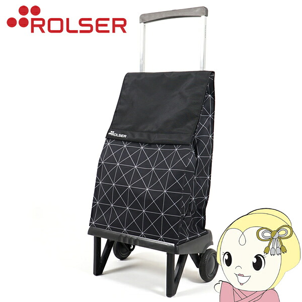 ショッピングカート ROLSER　ロルサー 折り畳み キャリーカート BABY JOY PLEGAMATIC プレガマティック 40L スター 軽い おしゃれ ブラック【KK9N0D18P】｜ウルトラぎおん店