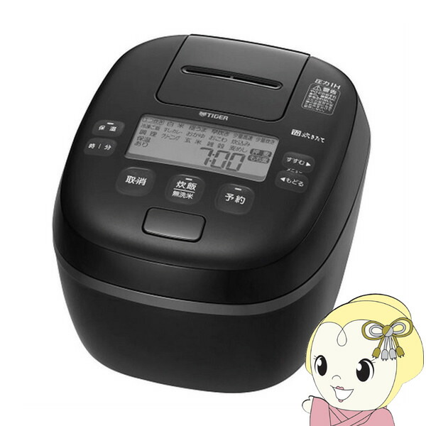 楽天市場】圧力IHジャー炊飯器 炊きたて 1升 グロスブラック タイガー