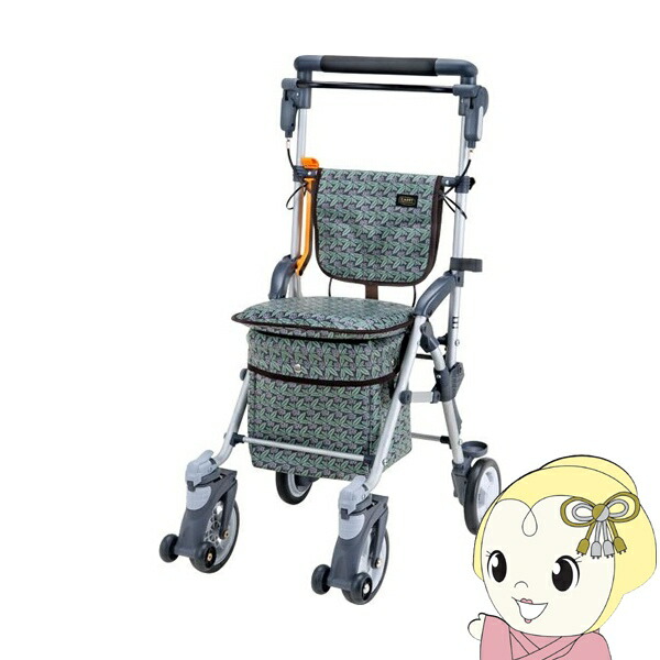 シルバーカー マキテック スルーンボックスN フラワーブラウン おしゃれ カバー 軽量 ギフト ショッピングカート CB-10FB【/srm】