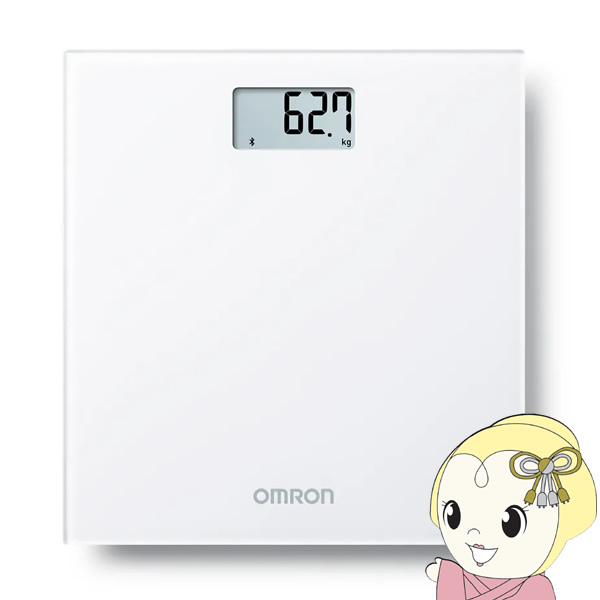 【4/18限定 ﾀﾞｲﾔﾓﾝﾄﾞ会員ならｴﾝﾄﾘｰで当店全品最大P8倍】体重計 OMRON オムロン ホワイト HN-300T2-JW【/srm】