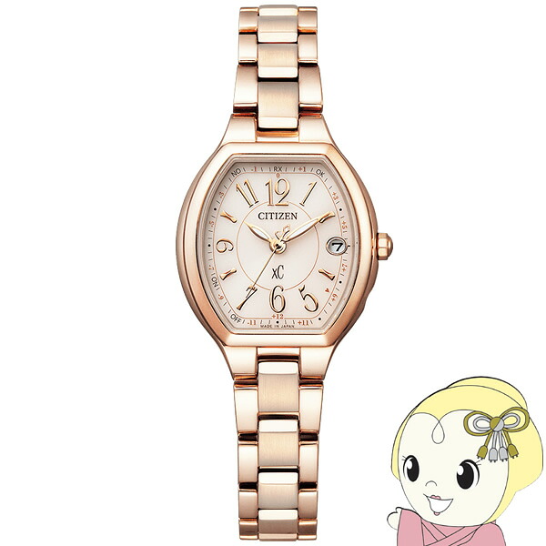 腕時計 クロスシー ES9365-54W エコ・ドライブ 電波時計 Stainless Steel Line Happy Flight シリーズ レディース シチズン Citizen【/srm】｜ウルトラぎおん店 33,033円
