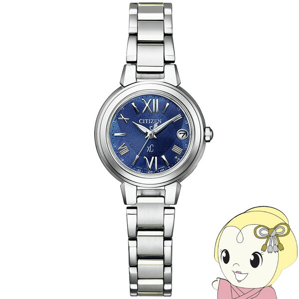 腕時計 クロスシー basic collection エコ・ドライブ電波時計 Happy Flight ES9430-54L レディース シルバー Citizen シチズン【/srm】