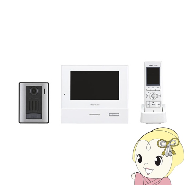 [取って置く]テレビドアホン 無線電話子機 7型管する親機 門番役機 ワット数直結式 ROCO肌ざわり7 タッチパネル式 DECT標準尺度 WJ-45 アイホン インターコム【/srm】 ドアホン・インターホン-家電-住宅設備家電