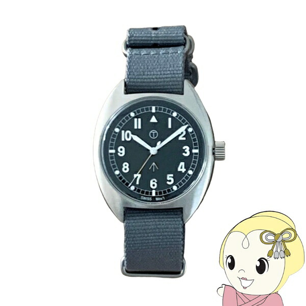 腕時計 NAVAL WATCH Naval military watch Royal Air Force type アナログ グレーベルト MIL.-02A【/srm】