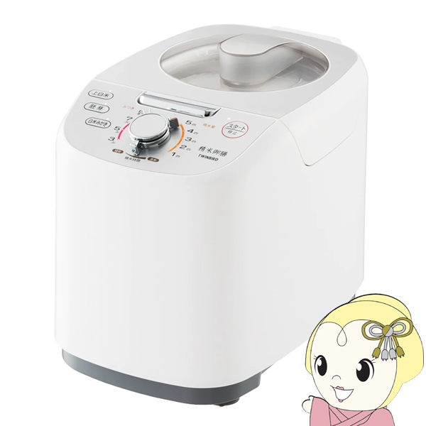 楽天市場】ツインバード 精米器 精米御膳 MR-E751W TWINBIRD
