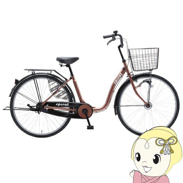 ママチャリ シティサイクル 27インチ 前カゴ付き オートライト付　鍵付き Amazon | 自転車 ママチャリ 27インチ 6段変速ギア LED オート