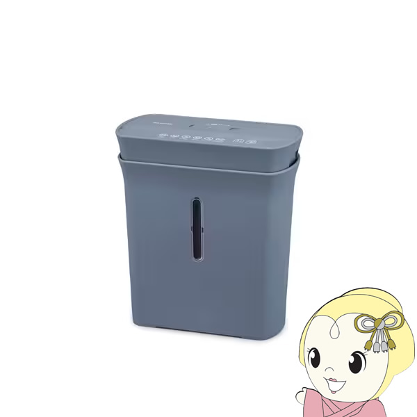 【4/18限定 ﾀﾞｲﾔﾓﾝﾄﾞ会員ならｴﾝﾄﾘｰで当店全品最大P8倍】パーソナルシュレッダー アイリスオーヤマ クロスカット 約8.9L グレー PS-A8C-H【/srm】