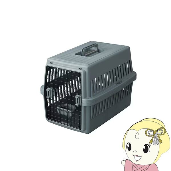 猫 キャリーバッグ 犬 ペット キャリー アイリスオーヤマ Mサイズ ペットキャリーバッグ 軽量 クレート ATC-670 ダークグレー【/srm】