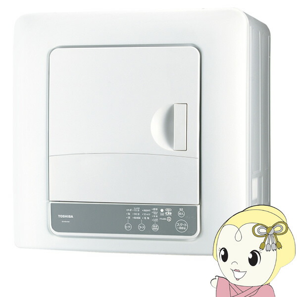 電気式衣類乾燥機 ホワイト 6kg 楽天市場】[ED-60A4-W] 東芝 衣類乾燥機 乾燥容量：6kg からみま