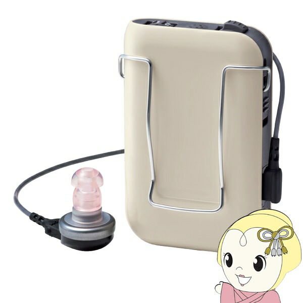 【在庫限り】パナソニック Panasonic ポケット型補聴器 アナログ ポケットA3 中等度～高度 ネックストラップ付属 充電式電池対応 PHI-A35【/srm】