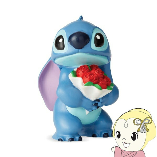 【4/18限定 ﾀﾞｲﾔﾓﾝﾄﾞ会員ならｴﾝﾄﾘｰで当店全品最大P8倍】【在庫あり】enesco エネスコ フィギュア バラの花束とスティッチ ディズニーフィギュア 6002186【/srm】