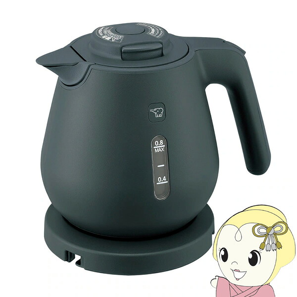 電気ケトル 象印 ZOJIRUSHI 0.8L スレートブラック CK-DH08-BM【/srm】｜ウルトラぎおん店
