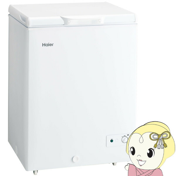 楽天市場】Haier（ハイアール） 直冷式上開冷凍庫100L JF-HSC10A（W