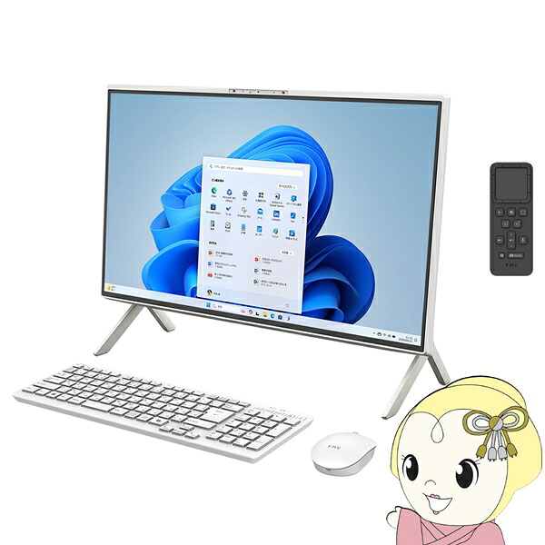 デスクトップパソコン 富士通 FUJITSU FMV Desktop F/23.8型/Core i5-1235U/メモリ 16GB/SSD 512GB/Windows 11 Home/ホワイト FMVF55K1WA【/srm】|ウルトラぎおん店