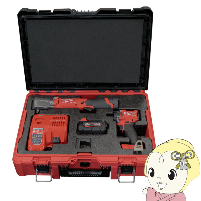 【6/10は継続期間押さえるｸｰﾎﾟﾝ振り出し】ミルウォーキー M18 FUEL 力強さ容器に並べる3/8in339Nm差しひびき鍵、3/8in300Nmアングルインパクトレンチ【/srm】