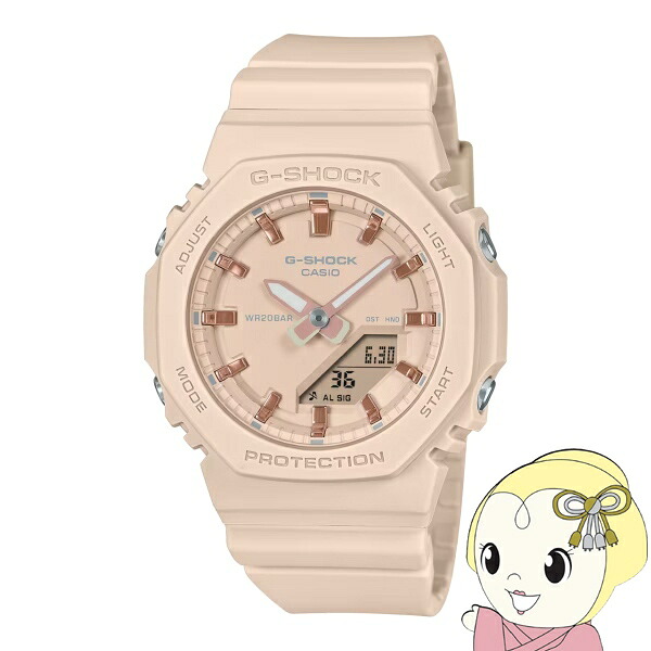 【4/18限定 ﾀﾞｲﾔﾓﾝﾄﾞ会員ならｴﾝﾄﾘｰで当店全品最大P8倍】腕時計 G-SHOCK Gショック ジーショック カシオ CASIO メタリックインデックス GMA-P2100M-4AJF レディース 国内正規品 ベージュピンク【/srm】