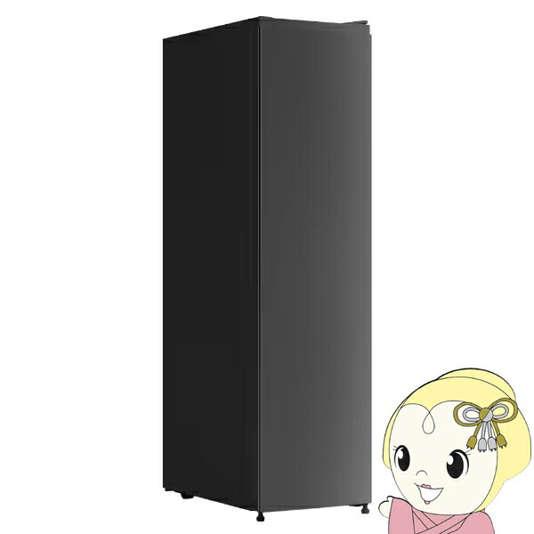冷凍庫【メーカー直送】MAXZEN スリム冷凍庫 117L 右開き 幅36cm ブラック JF117HD01BK【/srm】｜ウルトラぎおん店
