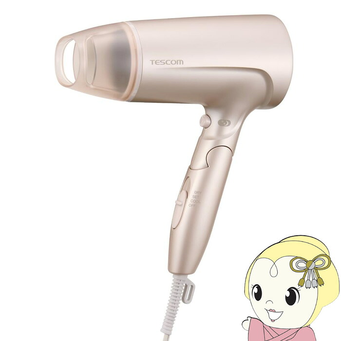 ヘアドライヤー TESCOM テスコム ピンク マイナスイオン ヘアードライヤー TD460B-P【/srm】