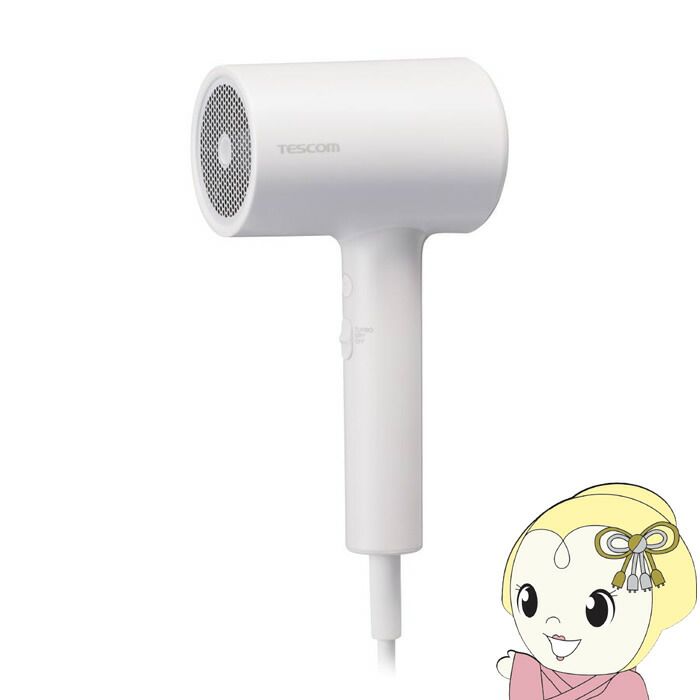 ヘアドライヤー TESCOM テスコム ホワイト モイスチャーイオン ヘアードライヤー TDX300A-W【/srm】