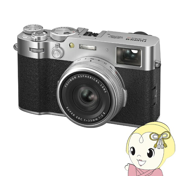 【店卸し資産極限点】富士フイルム FUJIFILM X100VI 日英2言葉づかい備え付ける真似形 しろがね色 コンパクトデジタルカメラ X100つづき物【/srm】