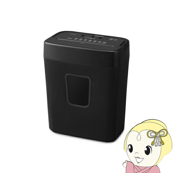 アイリスオーヤマ シュレッダー P10GC 黒いこと 黒 電動シュレッダー 断ち切る機 最大限度10枚 等しく細断 一括取り計らう A4 パーソナルシュレッダー【/srm】