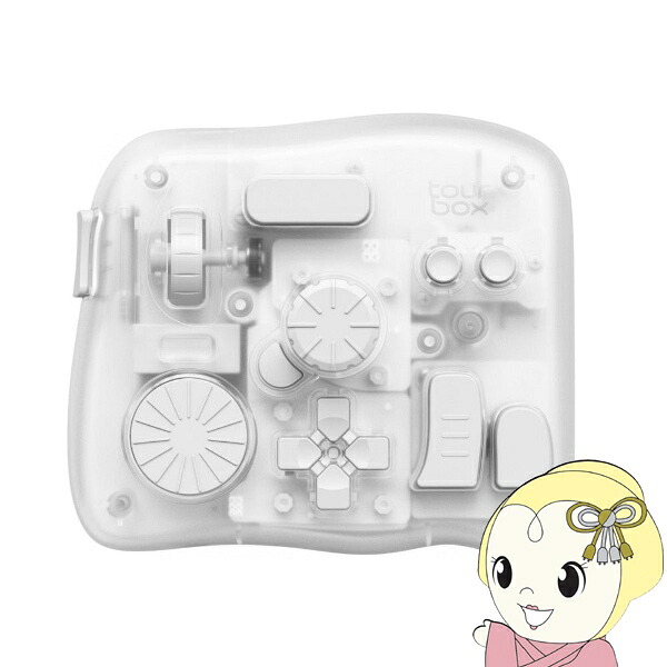 TourBox iPadOS / macOS / Windows 全相応う押し手デバイス TourBox Elite Plus アークティックシリーズ フロストホワイト【/srm】