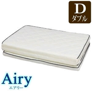 【4/18限定 ﾀﾞｲﾔﾓﾝﾄﾞ会員ならｴﾝﾄﾘｰで当店全品最大P8倍】【メーカー直送】 MARS-D アイリスオーヤマ エアリーマットレス ダブル ホワイト【KK9N0D18P】 27,813円