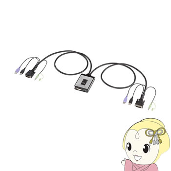 SW-KVM2DUN サンワサプライ ディスプレイエミュレーション対応DVIパソコン自動切替器(2:1)【/srm】|ウルトラぎおん店