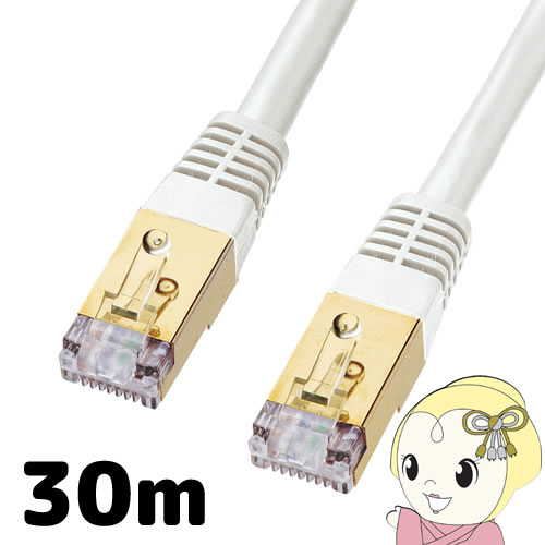 サンワサプライ カテゴリ7LANケーブル 30m KB-T7-30WN【/srm】
