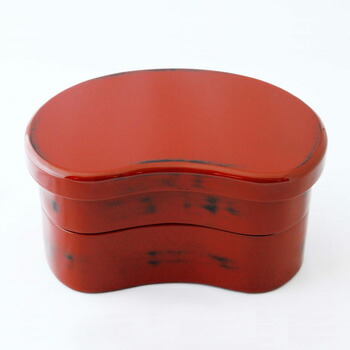 楽天市場】漆 弁当箱 2段 無垢材からくりぬき製作した高級会津塗弁当箱