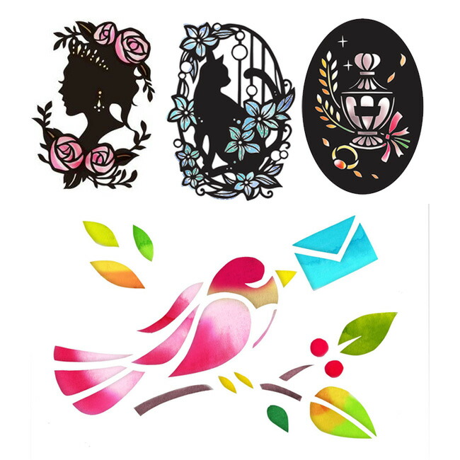 切り絵まるごとキットミニ 切り絵キット ミニ アクリルフレーム 大人の脳トレ 遊び 美しい インテリアとしても美しい 繊細 アート ハガキサイズ A5サイズ 即納 Jaipurchalo Com