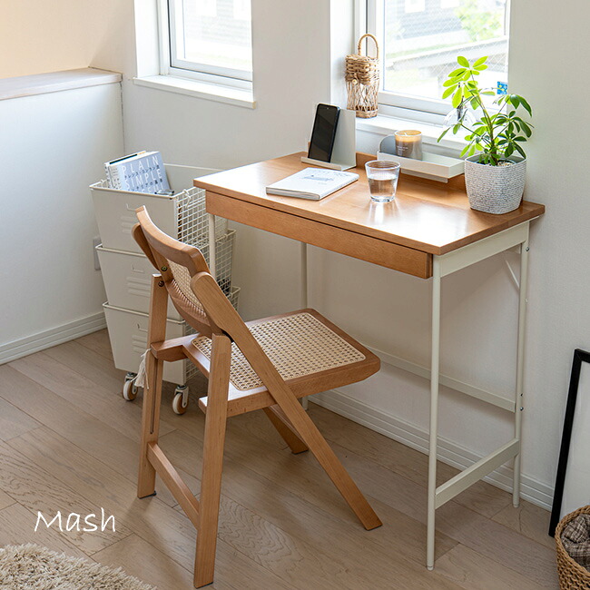 ＼特典あり／Mash LIV HOME DESK マッシュ リヴ ホームデスク ホワイト LIV-HD1 [リビング デスク スリム パソコン 作業 子供 リビング学習 大人 リモートワーク 在宅ワーク リビング学習机] メーカー直送