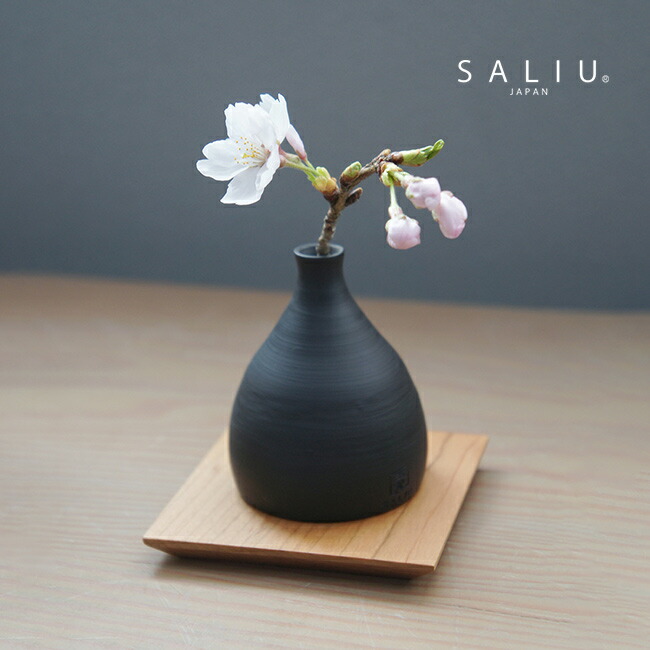 ダークグレーの抽象花器、一輪挿し　和風　床の間 楽天市場】SALIU 凌 Ryo 一輪挿し[一輪ざし おしゃれ ミニ 花瓶
