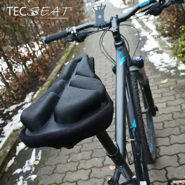 TECSEAT テックシート エアクッションサドルカバー 自転車 サドルカバー サドルクッション クッション 走行 お尻 サイクリング 通勤 通学  出前 配達 トレーニング ママチャリ シティサイクル ロードバイク マウンテンバイク クロスバイク 【即出荷】