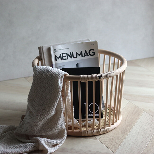 楽天市場】【特典あり】ツルヤ商店 籐バスケット maru S[籐