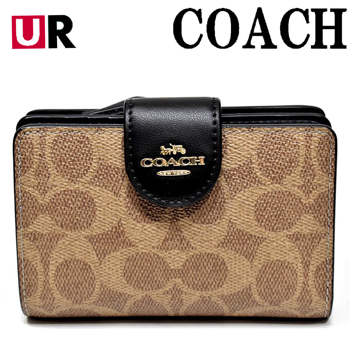 楽天市場】コーチ 二つ折り財布 レディース 財布 折り財布 二つ折り