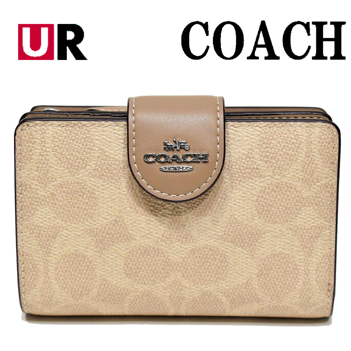 COACH ロゴパターン 二つ折り財布 楽天市場】コーチ 財布 二つ折り財布 レディース ミニ財布