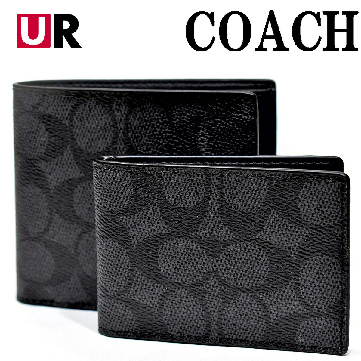 楽天市場】コーチ COACH 財布 二つ折り財布 F75363 ブラック