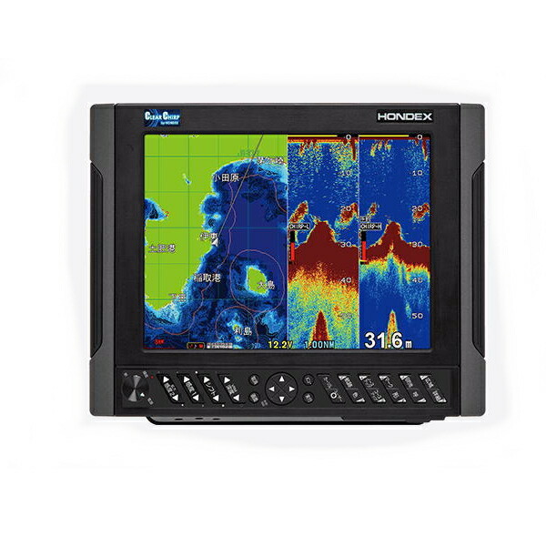 本多電子 HONDEX プロッターデジタル魚探 HDX-10C（遣りかたより分ける）
