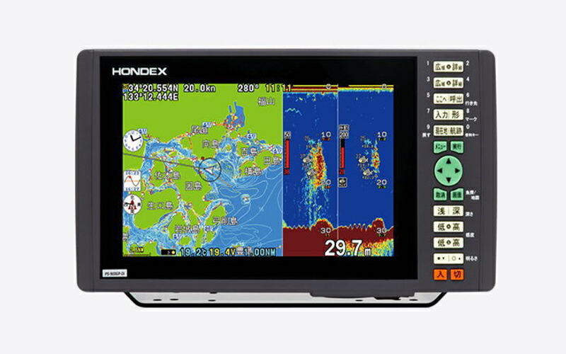 魚群探知機　PSー611CN ギョタッチメント、遮光フードをセット　HONDEX 魚群探知機 PSー611CN ギョタッチメント、遮光フードをセット HONDEX