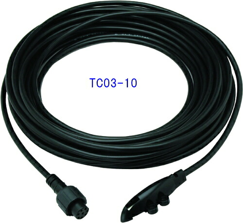 TC03-10　本多電子　ＨＯＮＤＥＸ　魚群探知機用　水温センサートランザムタイプTC03-10（10m)（8P)（海水対応品）