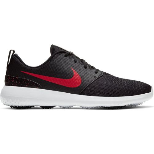 【送料無料】【メンズ】 nike ナイキ ゴルフシューズ Roshe G Spikeless Golf Shoes（Black/University Red） スニーカー 靴 打ちっぱなし