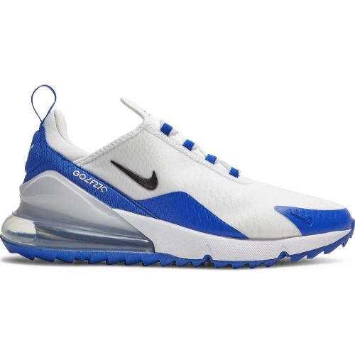 【貨物輸送無料】【メンズ】 nike ナイキ ゴルフシューズ Air Max 270 Golf（White/Racer Blue） スニーカー 靴 打ちっぱなし ユニ一発やる Men\u0027s Golf Shoes