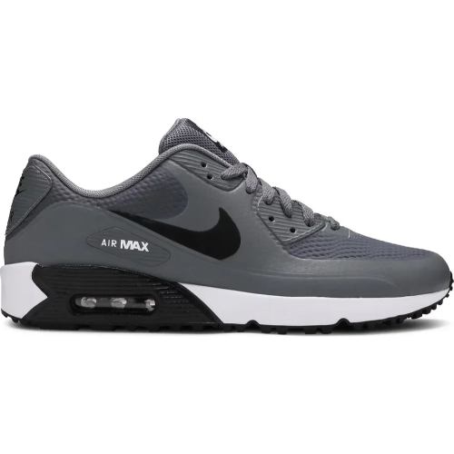 【貨物輸送無料】【メンズ】 nike ナイキ ゴルフシューズ Air Max 90 Golf（Smoke Grey/White/Black） スニーカー 靴 打ちっぱなし ユニ一発やる Men\u0027s Golf Shoes
