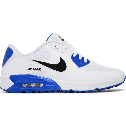 【貨物輸送無料】【メンズ】 nike ナイキ ゴルフシューズ Air Max 90 Golf?（White/Racer Blue/Pure Platinum） スニーカー 靴 打ちっぱなし
