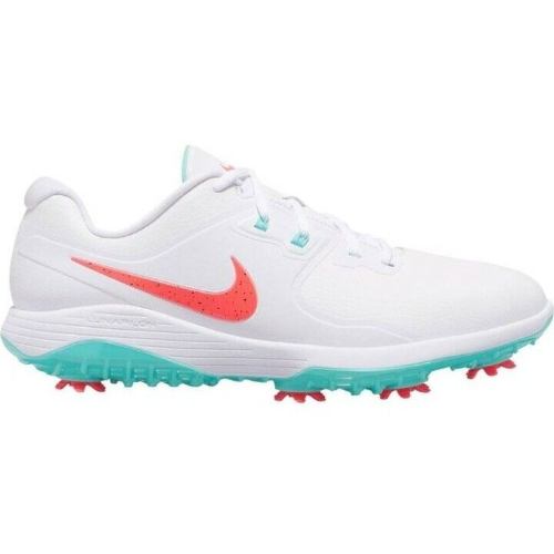 【貨物輸送無料】【メンズ】 nike ナイキ ゴルフシューズ Vapor Pro（White/Hot Punch/Aurora Green） スニーカー 靴 打ちっぱなし ユニ一発やる Men\u0027s Golf Shoes