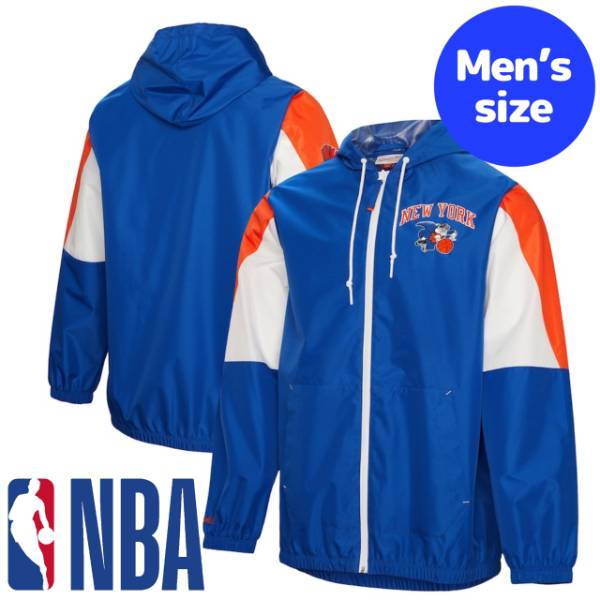 NBA ナイロンジャケット ウィンドブレーカー new york knicks 楽天市場】【送料無料】 NBA公式 メンズ ウィンドブレーカー