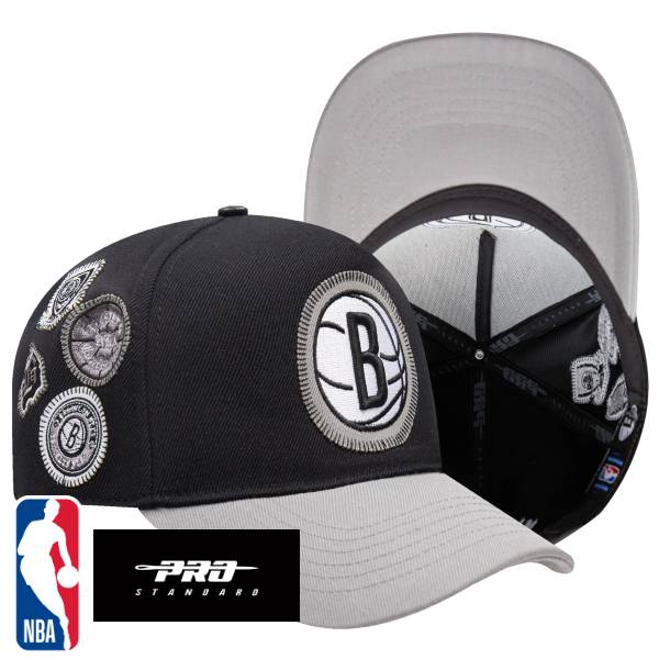 【送料無料】 NBA公式 正規品 メンズ キャップ 帽子 ハット アジャスタブルキャップ ユニセックス プロスタンダード Pro Standard ブルックリン・ネッツ BROOKLYN NETS DIY PICK STITCH PINCH FRONT SNAPBACK HAT