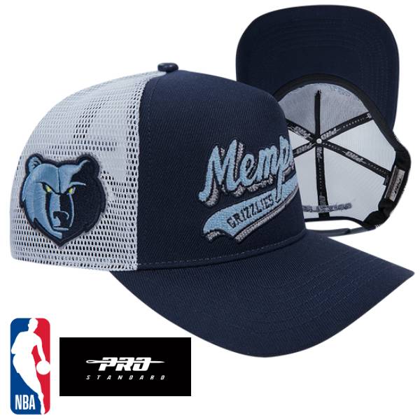 【送料無料】 NBA公式 正規品 メンズ キャップ 帽子 ハット アジャスタブルキャップ ユニセックス プロスタンダード Pro Standard メンフィス・グリズリーズ ジャ・モラント 河村勇輝 MEMPHIS GRIZZLIES SCRIPT TAIL TRUCKER SNAPBACK HAT
