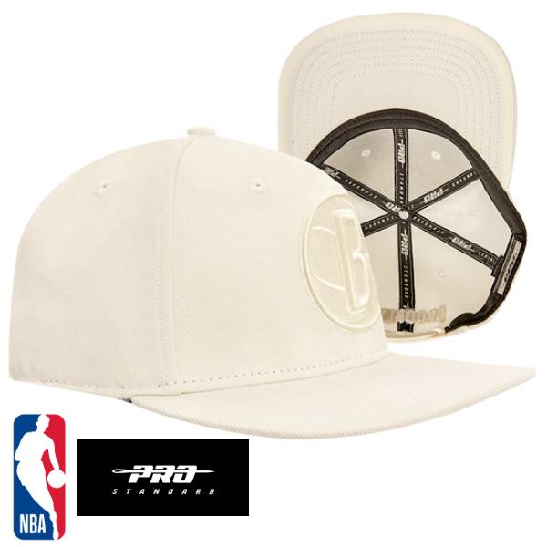 【送料無料】 NBA公式 正規品 メンズ キャップ 帽子 ハット アジャスタブルキャップ ユニセックス プロスタンダード Pro Standard ブルックリン・ネッツ BROOKLYN NETS NEUTRAL WOOL UNISEX SNAPBACK HAT